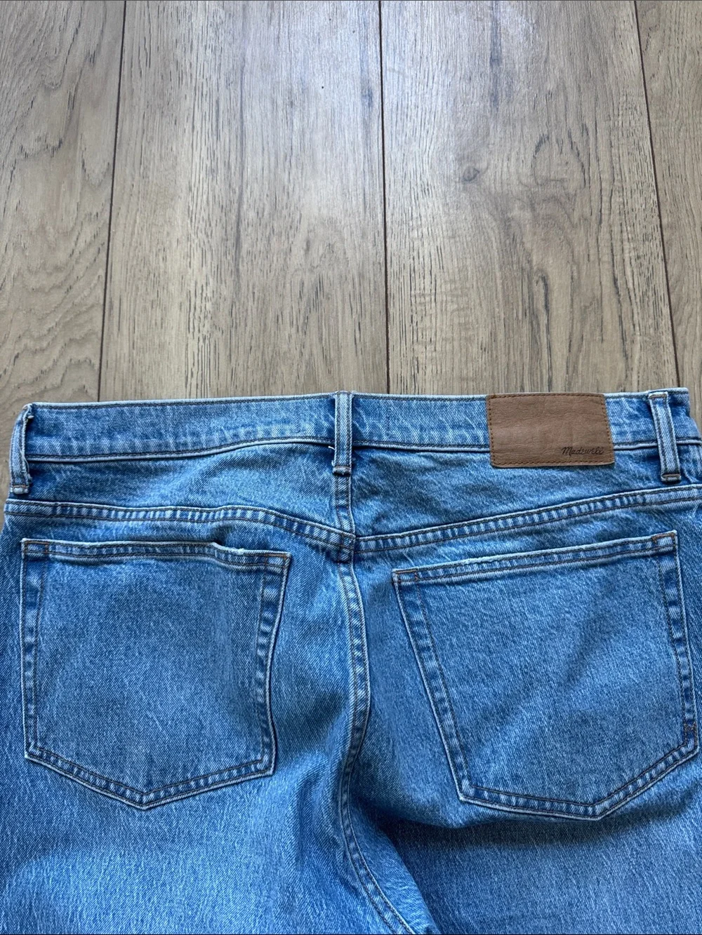 Madewell 1991 Straight Light Blue Jeans Men’s Size 33 Flat Front Denim Pockets